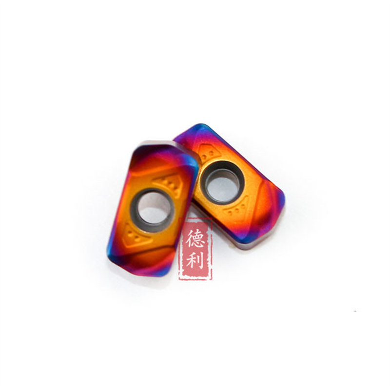 贝雷德数控c铣刀片LNMU0303ZER B9010快进给硬质合金七彩铣刀刀粒