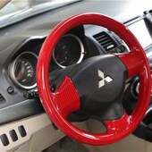 14款 中控方向盘贴 翼神碳纤维内饰贴 桃木内I饰 方向盘改 改装