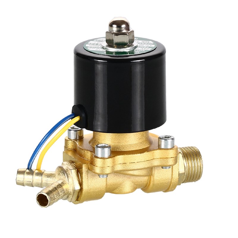 kt汽车货车刹车淋水器配件纯铜电磁控制阀24VM12V放水过滤开关4分