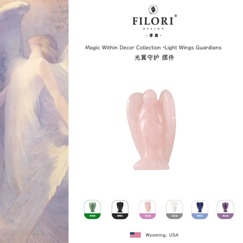 Filori天使水晶摆件家居办公室