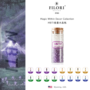 Filori菲珞MBTI天然水晶摆件16型人格测试专属守护2026马年礼物