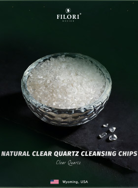 天然白水晶消磁石净化水晶首饰