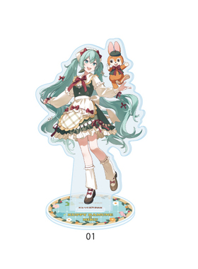 友趣预订   初音未来 松鼠 KUPPY RAMUNE 压克力立牌 W02509