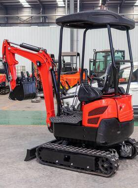 新款1小履带沟挖掘机ONY 液压式微型果园挖机 建筑型施工破碎8小