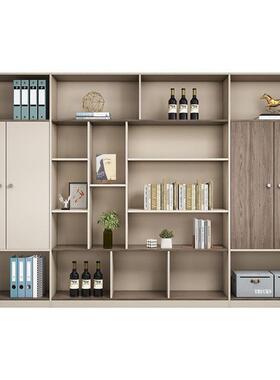 办文件柜资料柜公室收纳具柜木质简现代家展35439示办公柜子约储