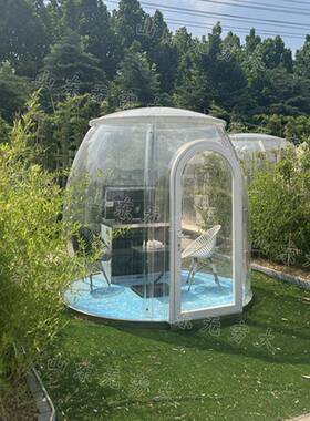 室wyt071-外子移球形透明屋隔音练歌房 星空房餐饮酒吧动屋水PC防