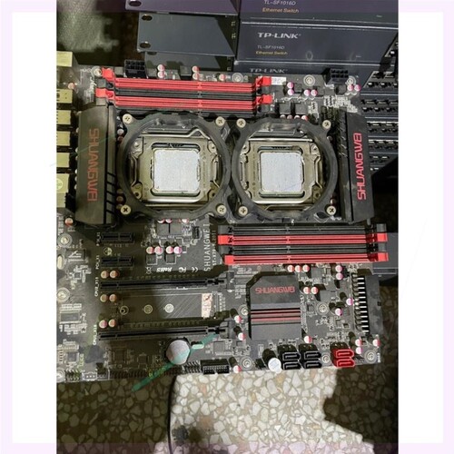 议价双为双路X79主板。加两个E5-2689处理器。主板没有M.