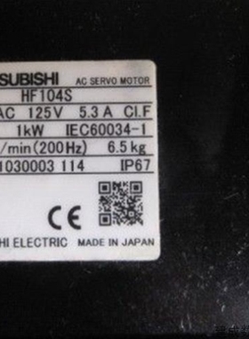 议价议价供应三菱伺服电机HF104S HF204S HF303S议价