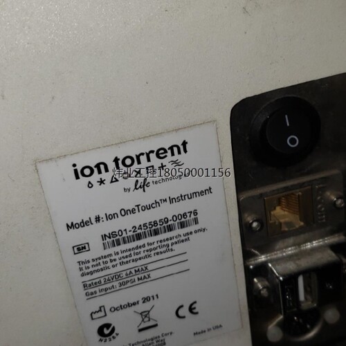 议价美国ion torrent onetouch 检测仪器 。故