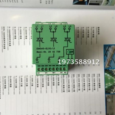议价A003*正品菲尼克斯继电器EMG45-ELR3/1,5 NO2942739 质保一