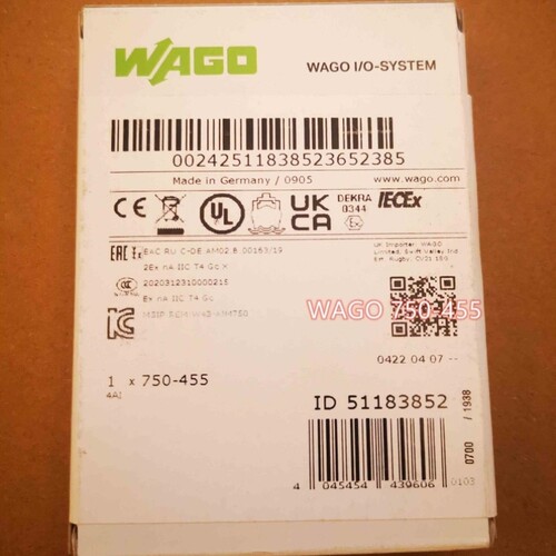 议价全新现货WAGO 750-455/750-377 万可模块议价