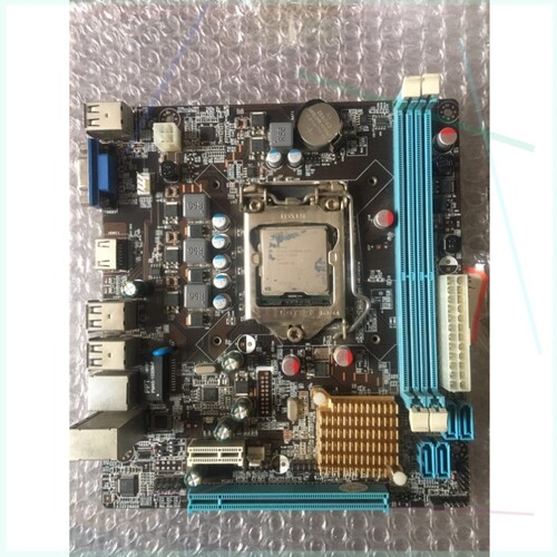 议价MAHOBAY H61拆机主板带CPU-G550功能正常无维