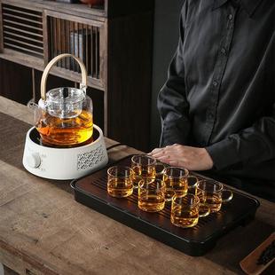 家用煮茶器小型全自动电陶炉大容量耐高温加厚玻璃烧水壶 茶壶套装
