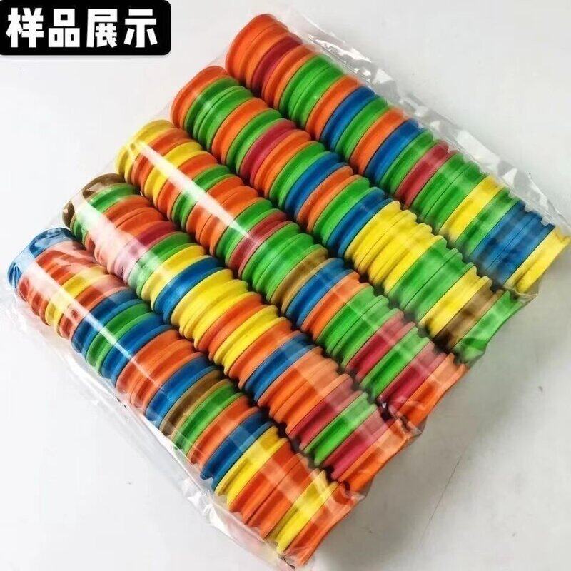 泡沫钓鱼主线轴4.5公分小物钓鱼线组手工线轴泡沫轴彩轴白轴带