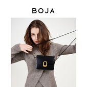 张予曦同款 BOJA铂娅豆腐包高级感真皮女包小方包斜挎小个子百搭