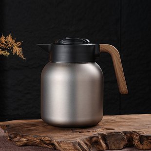316不锈钢焖茶壶大容量保温壶茶水分离泡茶壶户外家用热水瓶