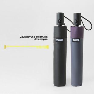 新品超轻防风三折叠全自动晴雨两用伞彩胶防晒遮阳防紫外线伞男女