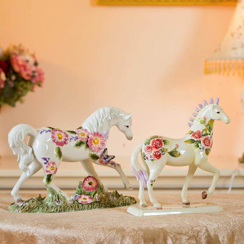 马摆件工艺品招财风水办公室桌摆设公司乔迁新店开业礼品马到成功