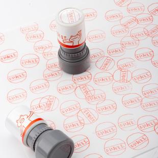 别管印章 不记就会忘光敏红色备忘打标记手帐素材功能性超好用