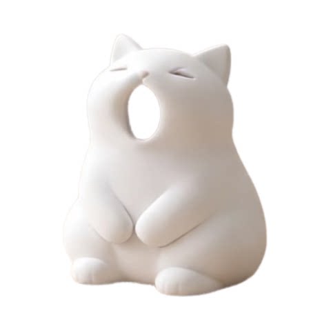 打哈欠猫咪萌宠摆件公仔可爱办公室桌面生日礼物装饰品