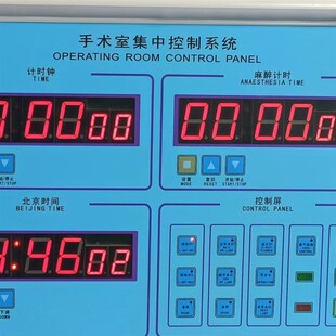 手术室情报面f板集中控制系统中央情报控制面板四联六联空调自控