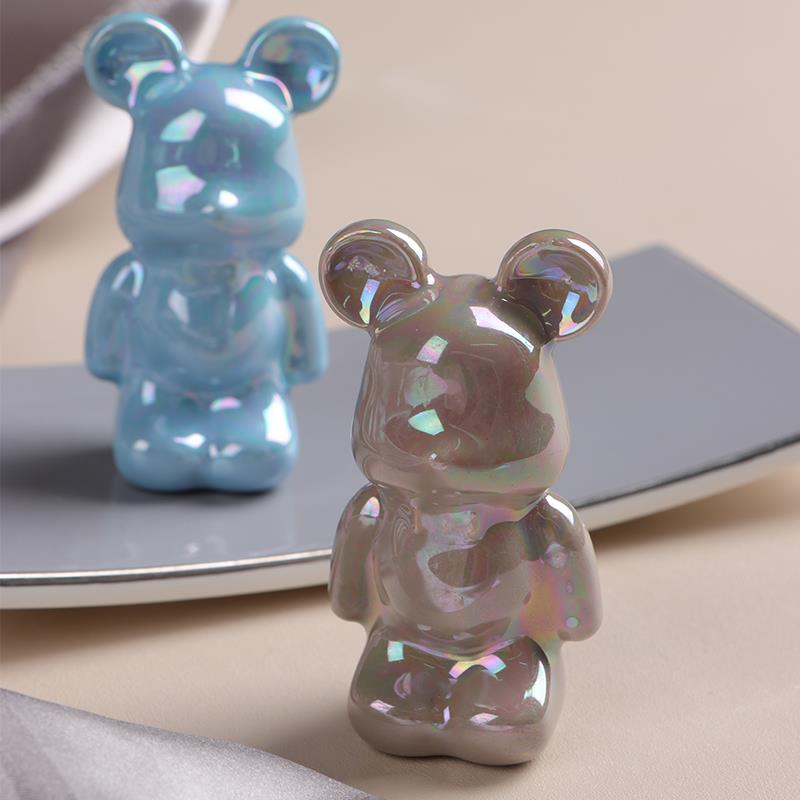 5V可爱暴力熊拉手定 制简约儿童房男女孩衣柜门橱柜子抽屉床头柜