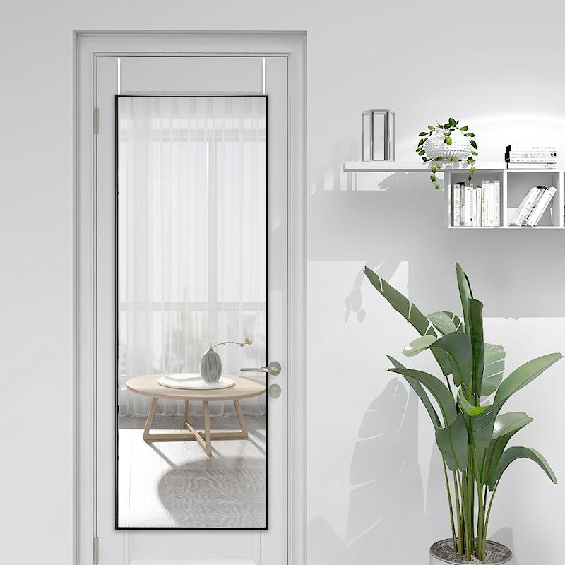 门后镜子挂门宿舍穿衣镜壁挂全身镜贴墙家用试衣镜卧室试衣镜