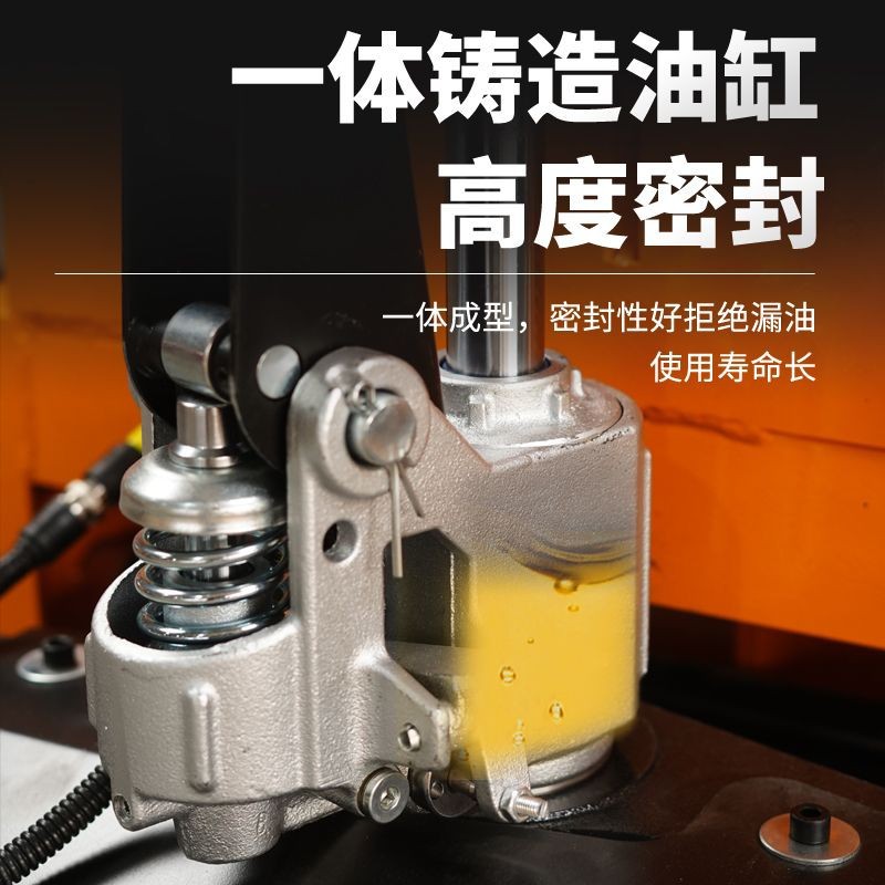 电动地牛叉车升降液压手动半电动叉车2吨3吨小型锂电池搬运车叉车