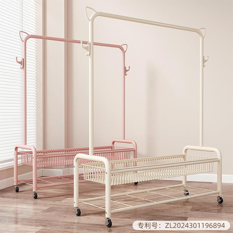 挂衣架落地卧室家用衣帽架简易床边衣架室内宿舍衣服挂架晾衣架子