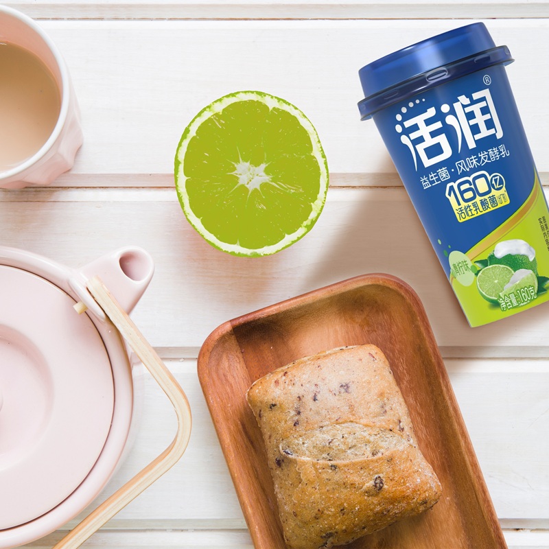 新希望澳牛低温活润青柠酸奶160g/杯小口杯