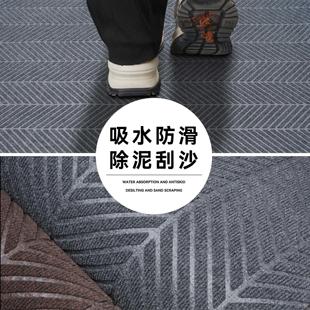 PVC防水防滑门垫家用厨房耐脏进户门外大门口进门脚垫入户门 新款