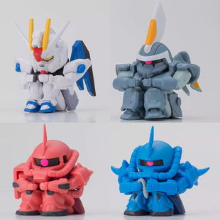 预售# 扭蛋高达呆等坐姿3等待呆坐自由老虎金恩红扎古