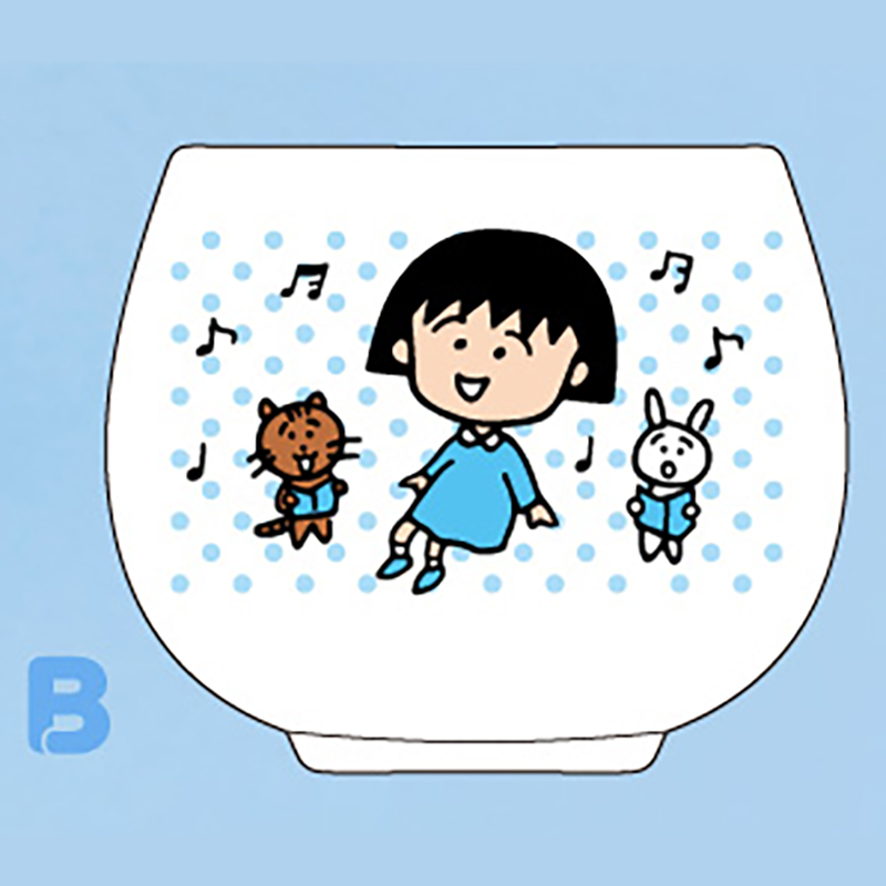 预售#樱桃小丸子迷你陶瓷杯扭蛋