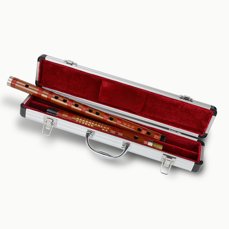 极速笛子盒 竹笛盒子 一支装铝合金笛盒 两节笛Q子盒子 笛子包装