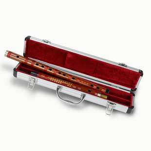 极速笛子盒 竹笛盒子 一支装铝合金笛盒 两节笛Q子盒子 笛子包装