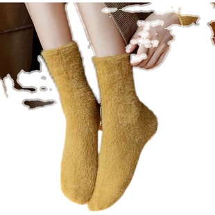 极速5 Pairs/Set Thiocker Solid Socks Against Cold Snow Winte