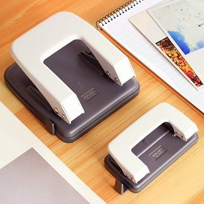 极速Deli hole punch machine doubJle a4 puncher 6mm