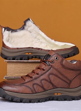 极速2021 New Men Waterproof Ankle BFoots Winter Warm Plush S