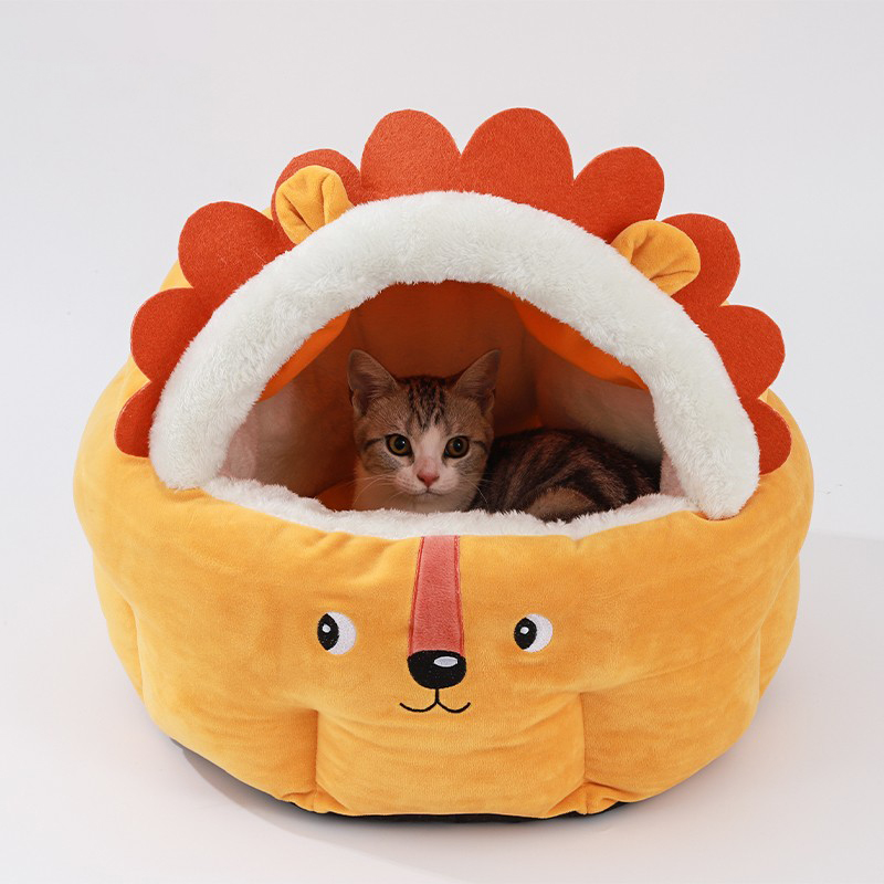 极速猫窝四季通用冬季保暖封闭A式幼猫宠物用品可拆洗加厚冬天猫
