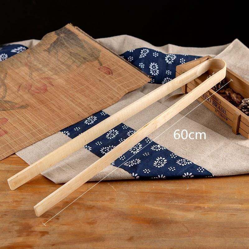 极速大号加厚防烫千层小馒头煎饼食物泡菜木N柄垃圾竹夹子食品夹