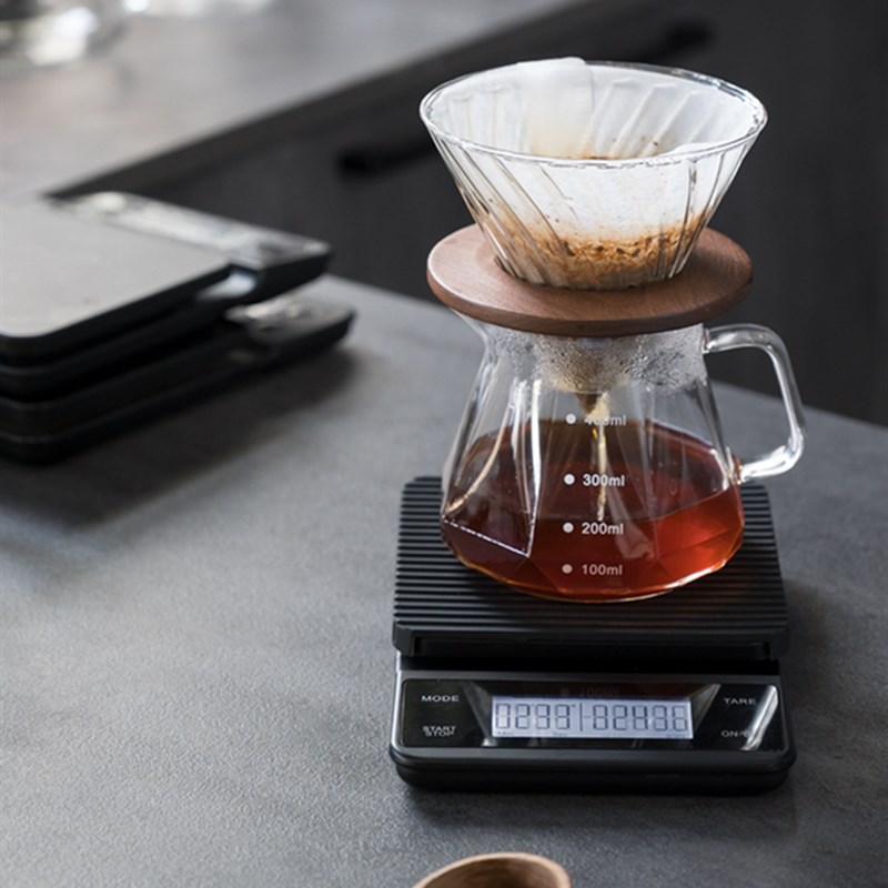 极速厨房烘焙计时电子秤迷你家用手冲咖啡称H5kg量程0.1克高精度