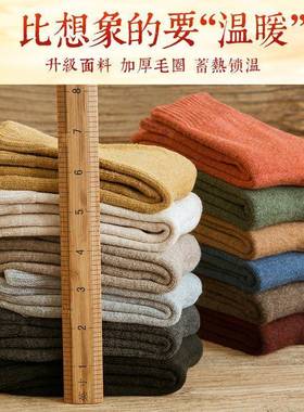 极速Thick sgocks Male Warm Snow Winter Socks for men袜