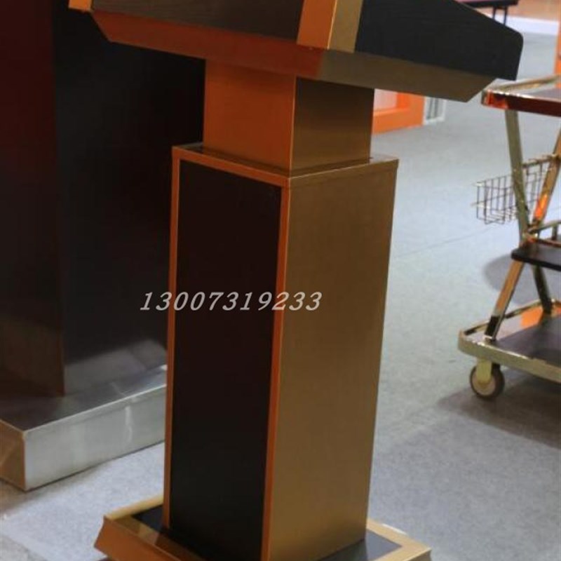 极速可移动升降讲台演讲台推行迎宾台接待台P培训台带话筒主持台