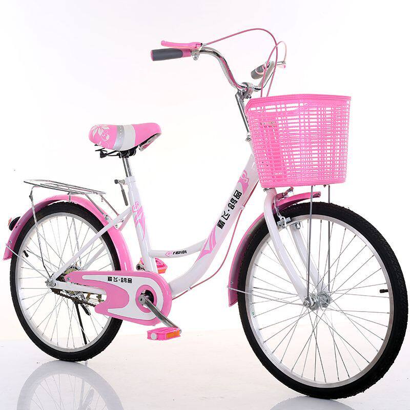 极速20折叠e24寸26男女式学生自行车女士成人通实心胎女公主单车