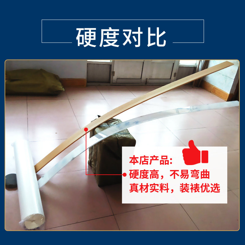 极速装裱长尺子裱画尺有机玻璃尺装裱E工具裁画尺压板亚克力尺2.4