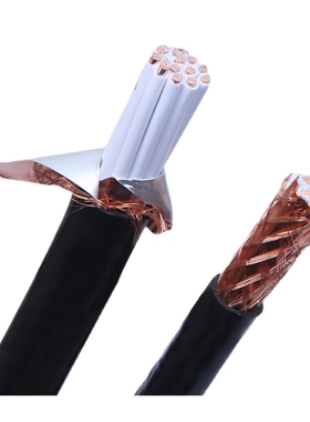 极速新品KVVP控制遮蔽线电缆铜芯电源讯号G线678芯11525平多芯电