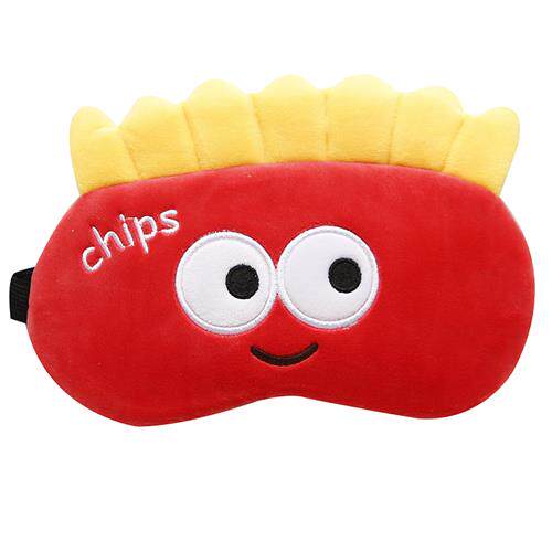 极速可爱萌热量食物冷热r敷眼罩睡眠遮光透气男女学生护眼罩缓解