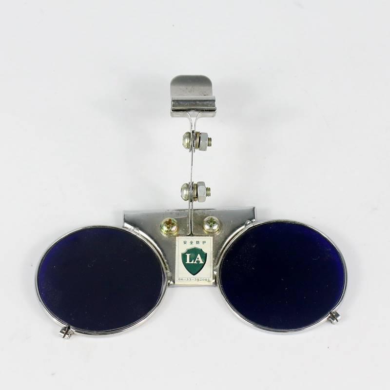 极速炼钢镜护目镜看火镜电焊防护眼罩避光风口镜防Z飞溅安全帽