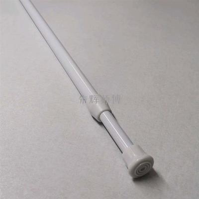 速发帆布腰带支架白色伸缩杆放帆布腰带浴帘窗帘杆多用不占空间方