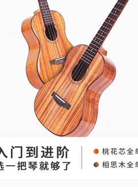 极速趣弹Realsun瑞声全单板尤w克里里AC100/200桃花芯相思木23寸2